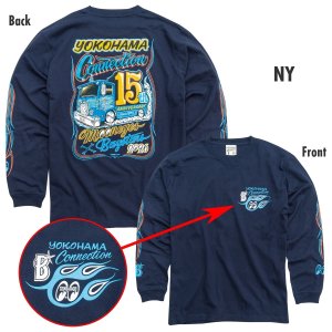 Photo7: YOKOHAMA DeNA BAYSTARS x MOONEYES 2026 Long Sleeve T-shirt