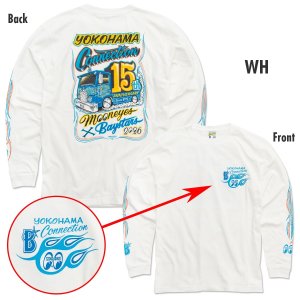Photo6: YOKOHAMA DeNA BAYSTARS x MOONEYES 2026 Long Sleeve T-shirt