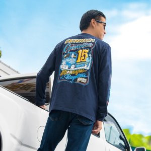 Photo3: YOKOHAMA DeNA BAYSTARS x MOONEYES 2026 Long Sleeve T-shirt
