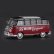 Photo1: 1/24 Model Car MOON Equipped VW Type2 Micro Bus (1)