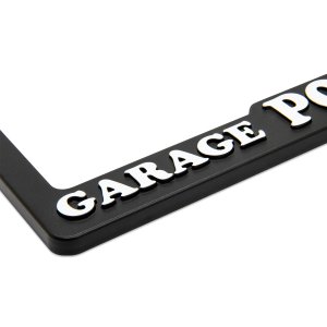 Photo4: Raised PORKCHOP Logo License Plate Frame for JPN size