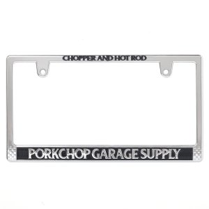Photo3: Raised PORKCHOP Logo License Plate Frame