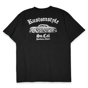 Photo2: KUSTOMSTYLE Black T-shirt