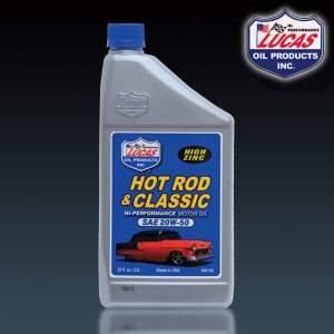 Photo1: Lucas Hot Rod & Classic 20W-50 (1qt)