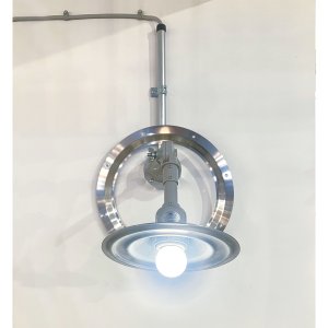 Photo2: MOON Discs Starburst Lampshade 7in