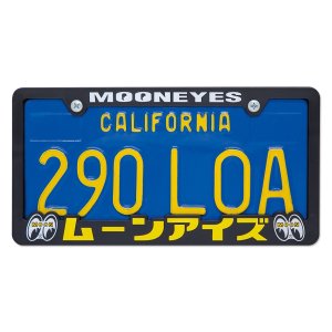 Photo4: Raised MOONEYES (Katakana) Logo USA size License Plate Frame