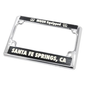 Photo2: MOON Equipped SANTA FE SPRINGS, CA Metal License Frame for US Motorcycle