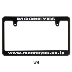 Photo5: New Standard MOONEYES License Plate Frame Black 【MG058】