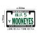 Photo6: New Standard MOONEYES License Plate Frame Black 【MG058】 (6)