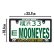 Photo6: Raised MOON Logo License Plate Frame for JPN size (6)