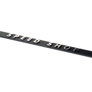 Photo5: Raised MOON Equipped Logo License Plate Frame (Chrome) for JPN size