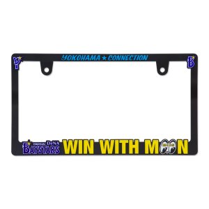 Photo3: Raised YOKOHAMA DeNA BAYSTARS x MOONEYES License Plate Frame for JPN size
