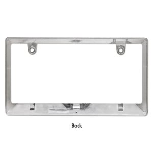 Photo4: Raised MOONEYES Logo Chrome License Plate Frame for JPN size