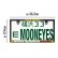 Photo6: Raised MOON Garage Logo Skinny License Plate Frame JPN size (6)
