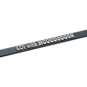 Photo7: Raised MOONEYES Logo Skinny License Plate Frame JPN size