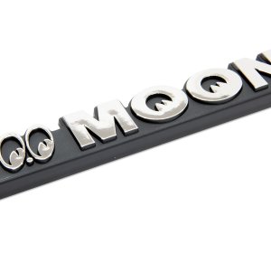 Photo6: Raised MOONEYES Logo Skinny License Plate Frame JPN size