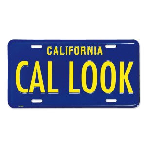 Photo1: California Steel License Plates CAL LOOK