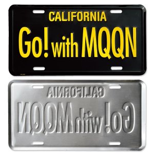 Photo3: MOONEYES California Steel License Plates Go! with MQQN