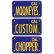 Photo1: California Motorcycle License  Plate - Blue (1)