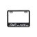 Photo2: 【50cc〜125cc】Licence Plate Frame for Small Motorcycle Black "LOOK" (2)