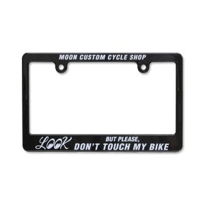 Photo2: Black License Frame for Motorcycle "LOOK"