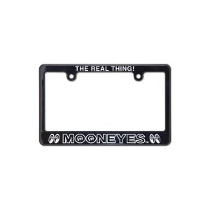Photo2: MOONEYES THE REAL THING! License Plate Frame for Motorcycle【for 126cc UP】