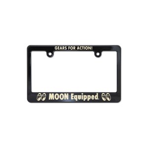 Photo2: MOON Equipped GEARS FOR ACTION! License Plate Frame for Motorcycle【for 126cc UP】