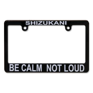 Photo3: Original Custom License Plate Frame Black for Motorcycle