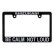 Photo3: Original Custom License Plate Frame Black for Motorcycle (3)
