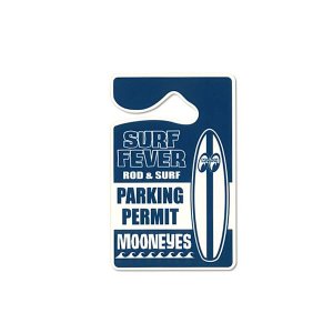 Photo1: MOONEYES SURF FEVER Parking Permit