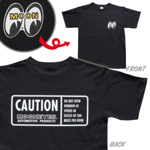 Photo2: MOON CAUTION T-Shirt