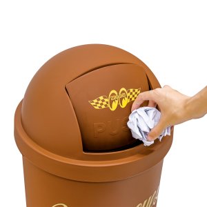 Photo4: MOON 45L Dust Box Brown