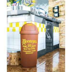 Photo1: MOON 45L Dust Box Brown