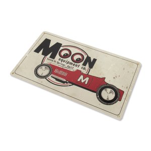 Photo2: MOON Roadster Metal Sign