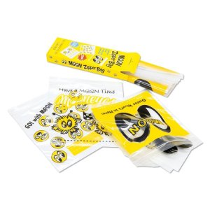 Photo4: MOON Zipper Bag