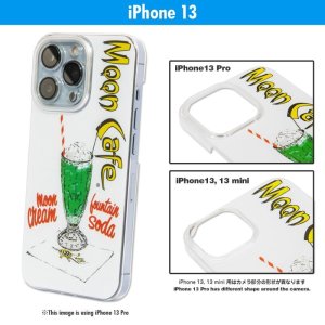 Photo1: MOON Cafe Cream Soda iPhone 13 Hard Case