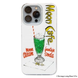 Photo3: MOON Cafe Cream Soda iPhone 13 Hard Case