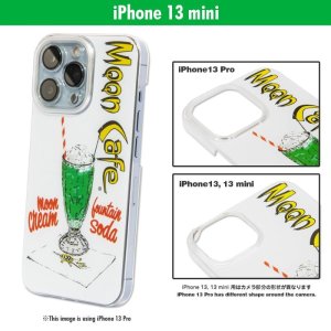 Photo1: MOON Cafe Cream Soda iPhone 13 mini Hard Case