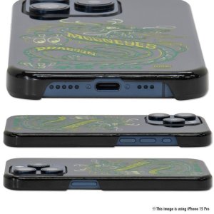 Photo3: MOON Pinstripe Dragon iPhone 15 Hard Case