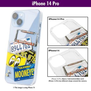 Photo1: MOON License Plate iPhone 14 Pro Hard Case