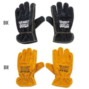 Photo3: MOON Leather Work Gloves