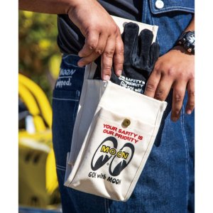 Photo1: MOON Canvas Multi Bag