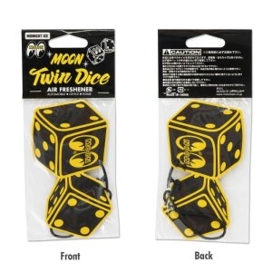 Photo4: MOON Twin Dice Air Freshener