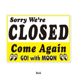 Photo5: MOON Open / Closed Sign Plate