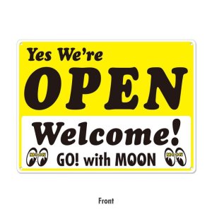 Photo4: MOON Open / Closed Sign Plate