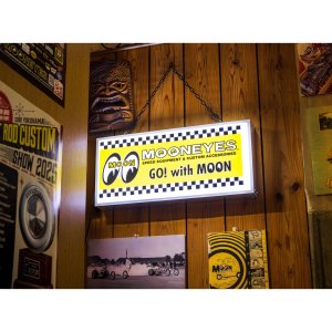 Photo1: MOON Checker LED Sign Light