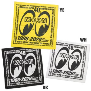 Photo2: MOONEYES 40th Anniv. Square Logo Bandanna