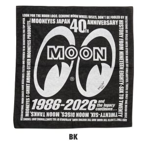 Photo3: MOONEYES 40th Anniv. Square Logo Bandanna