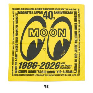 Photo5: MOONEYES 40th Anniv. Square Logo Bandanna