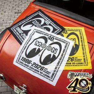 Photo1: MOONEYES 40th Anniv. Square Logo Bandanna